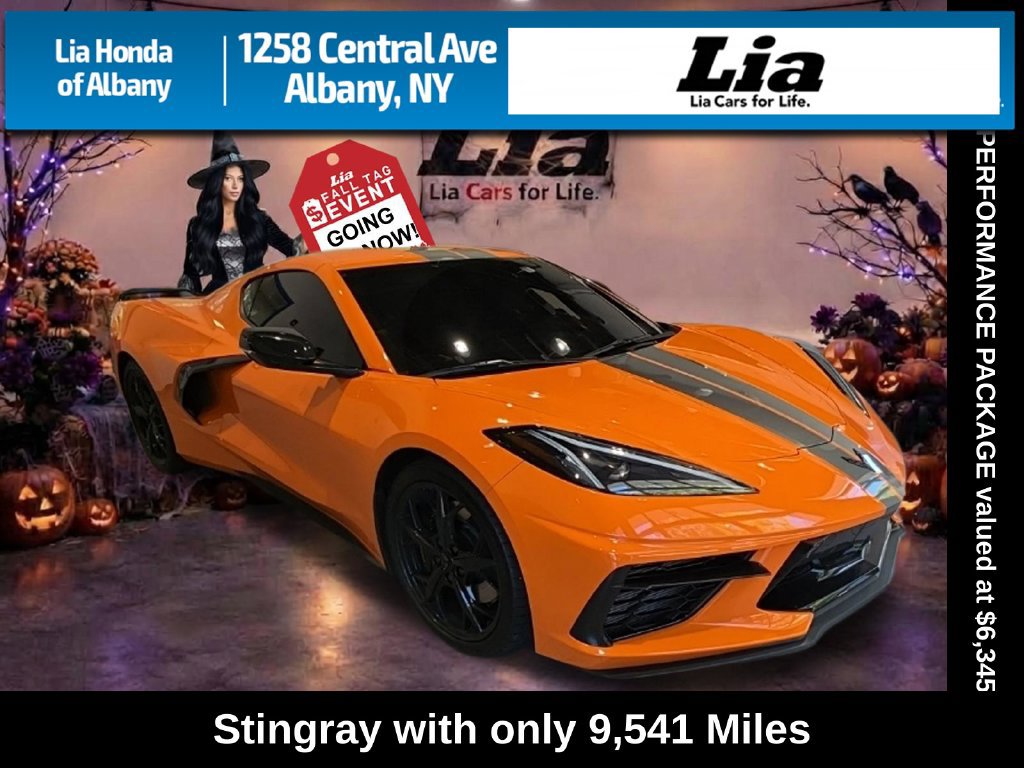 Used 2022 Chevrolet Corvette Stingray Preferred Cpe w/ Z51 Performance Package RWD 360° Tour