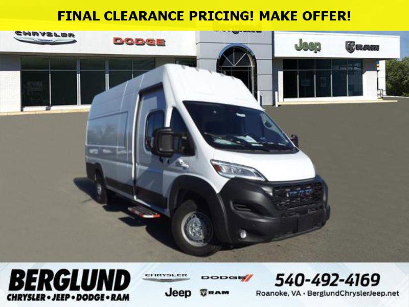 New 2024 RAM ProMaster 3500 w/ Delivery Van Package