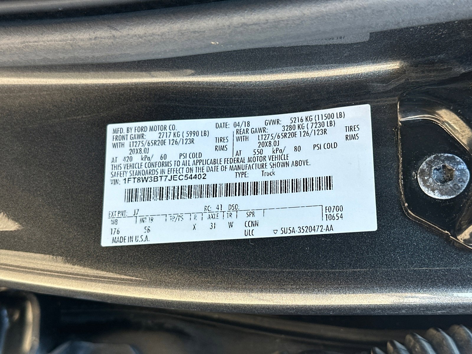 Used 2018 Ford F350 Lariat w/ Chrome Package image 35