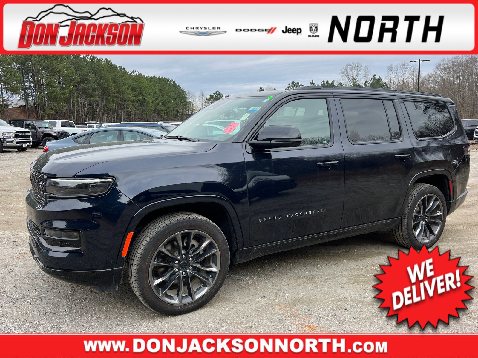 Used 2025 Jeep Grand Wagoneer Series II Obsidian w/ Quick Order Packagew 28T