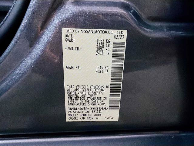 Certified 2023 Nissan Altima 2.5 SV FWD image 27