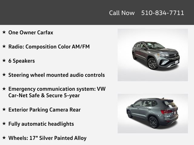Certified 2023 Volkswagen Taos S FWD image 4