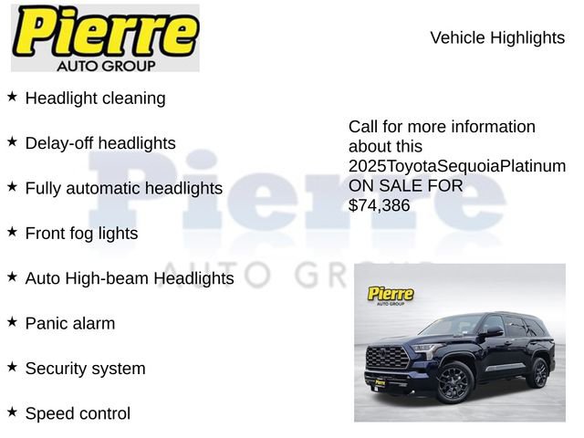 Used 2025 Toyota Sequoia Platinum AWD/4WD image 23