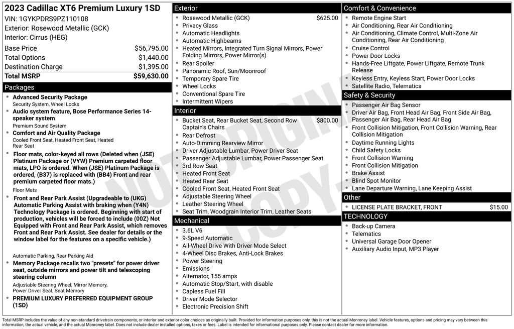 Used 2023 Cadillac XT6 Premium Luxury image 4