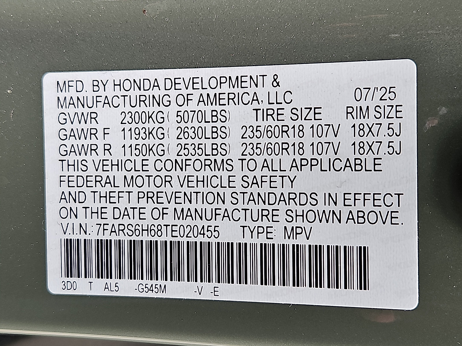 Certified 2026 Honda CR-V TrailSport image 30