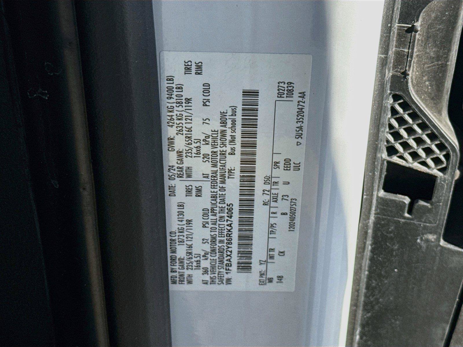 Used 2024 Ford Transit 350 XLT RWD image 34