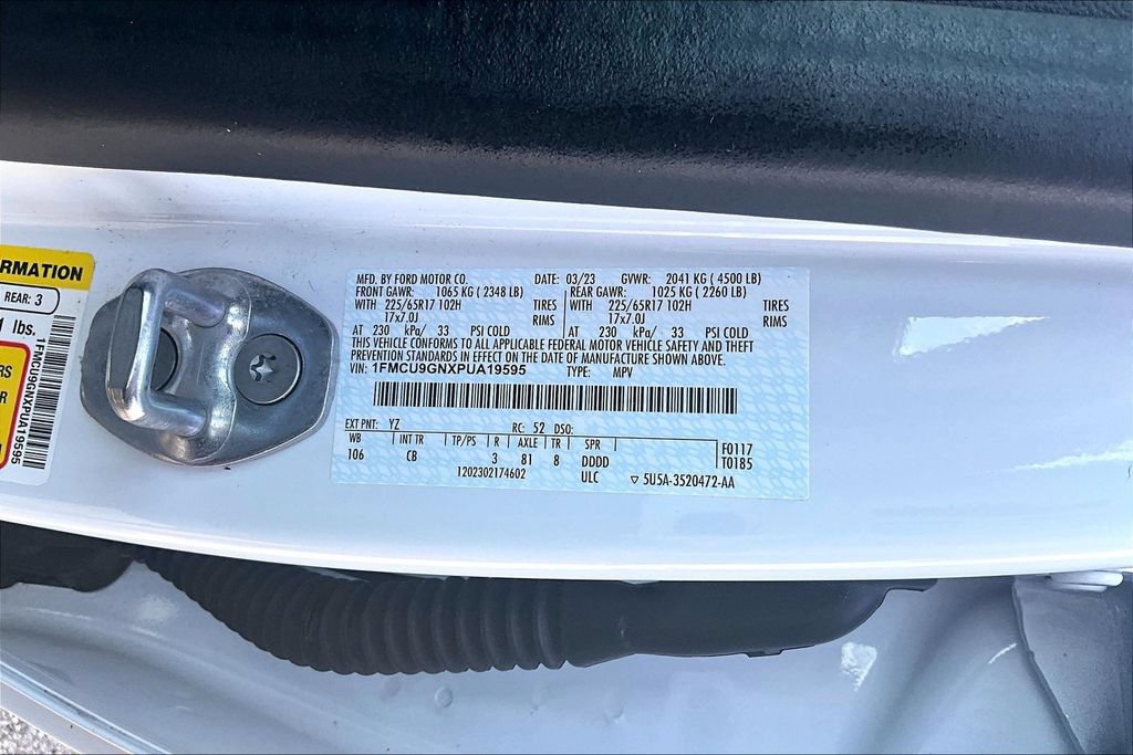 Certified 2023 Ford Escape Active AWD/4WD image 35