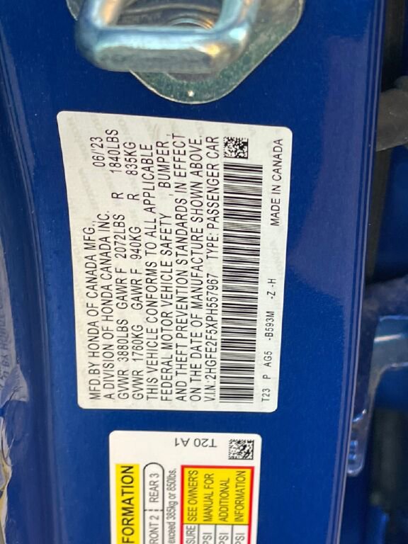 Used 2023 Honda Civic Sport image 25