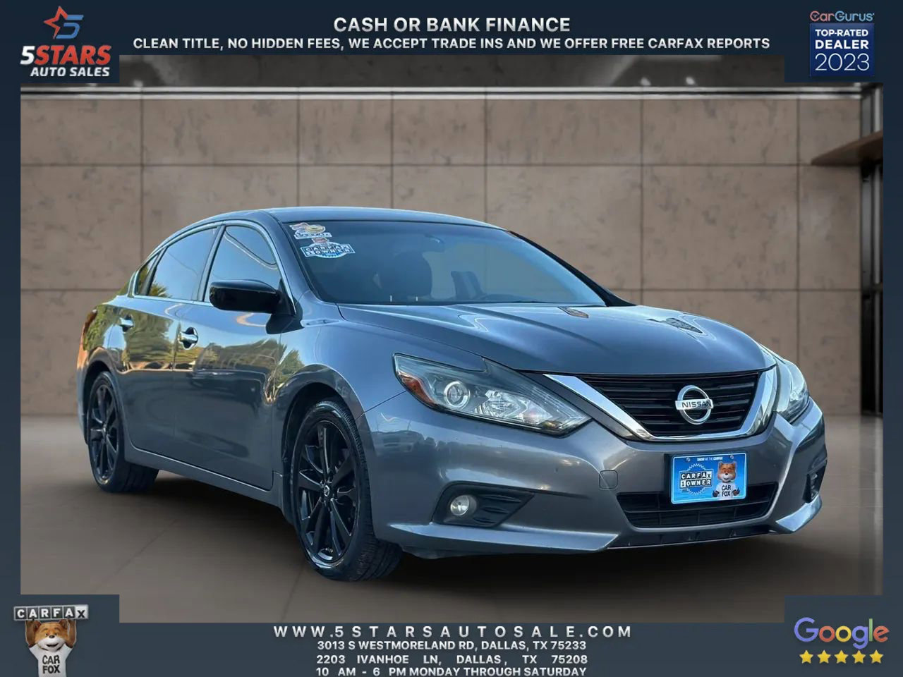 Used 2017 Nissan Altima 2.5 SR w/ Midnight Edition Package