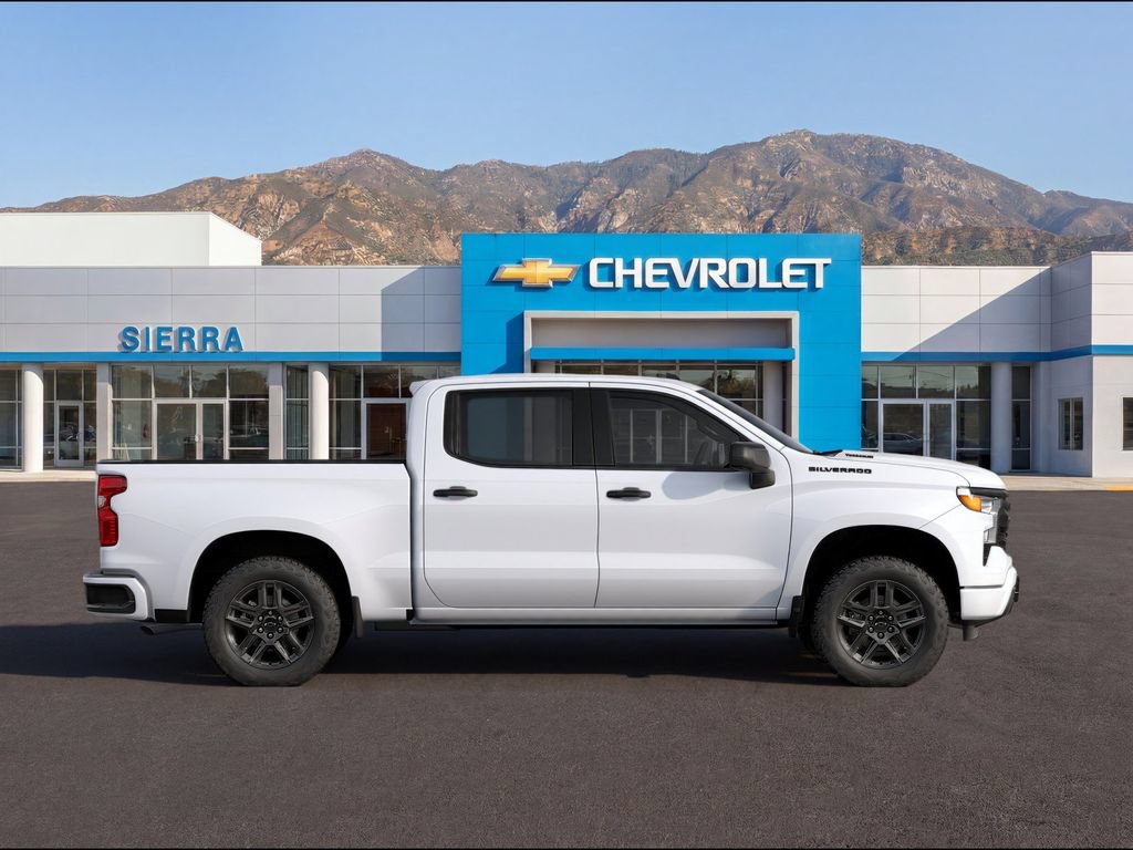 New 2026 Chevrolet Silverado 1500 Custom w/ LPO, Dark Essentials Package RWD image 3