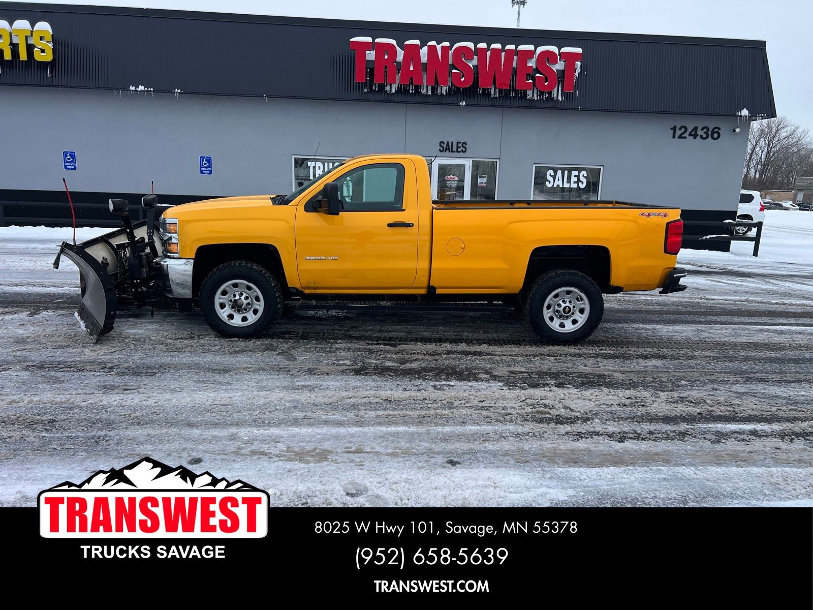 Used 2017 Chevrolet Silverado 3500 W/T w/ Snow Plow Prep Package AWD/4WD image 13