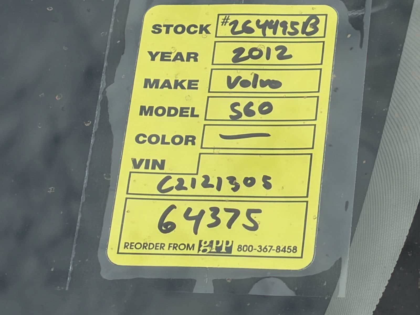 Used 2012 Volvo S60 T5 FWD image 15