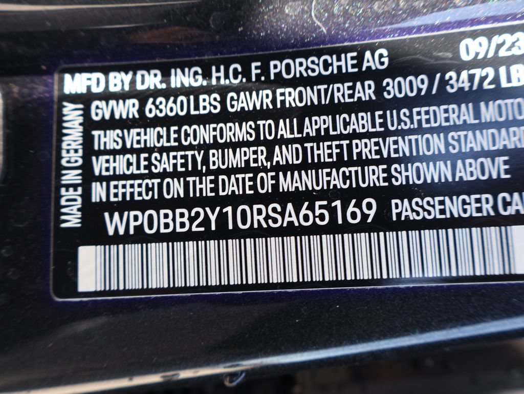 Certified 2024 Porsche Taycan 4S AWD/4WD image 38