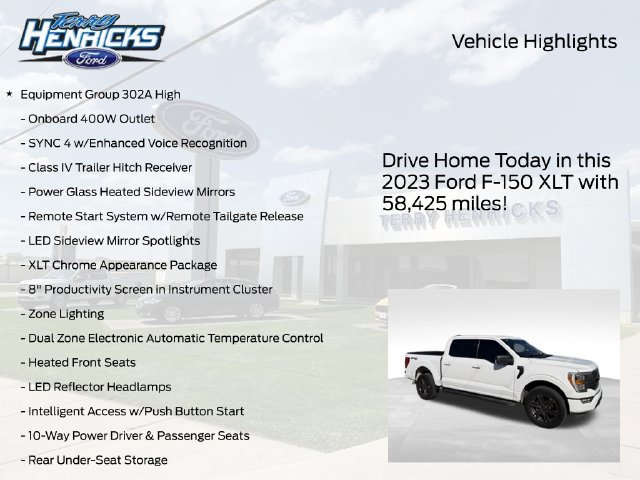Used 2023 Ford F150 XLT w/ Equipment Group 302A High AWD/4WD image 4