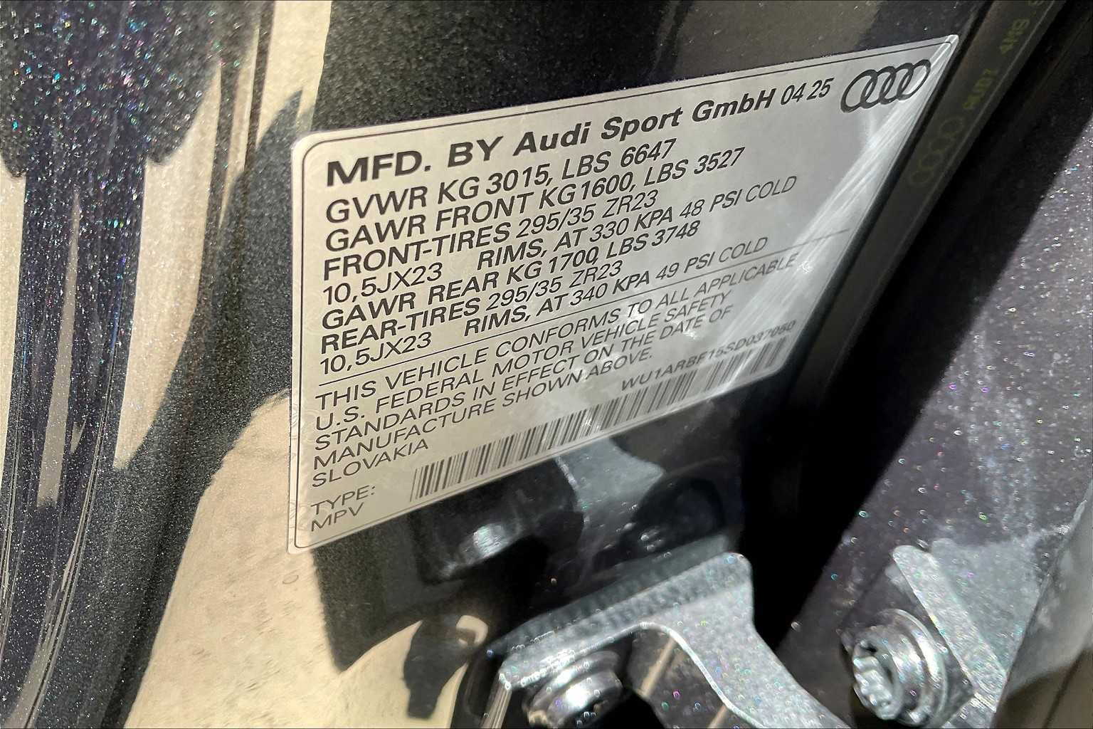 New 2025 Audi RS Q8 performance image 19