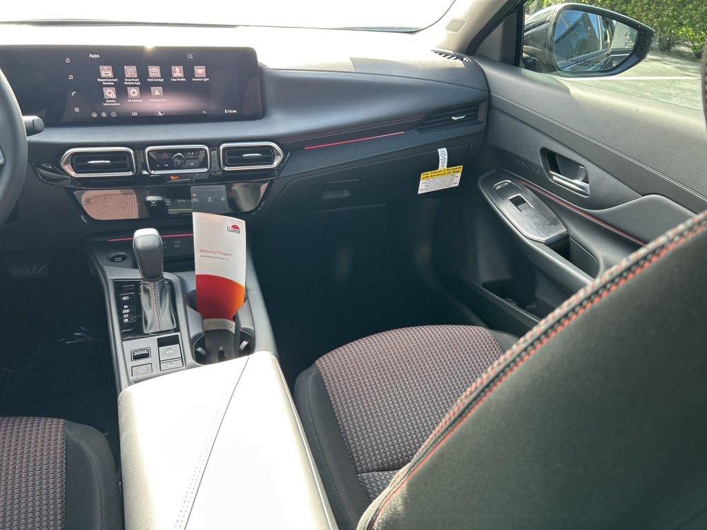 New 2026 Nissan Sentra SR w/ Floor Mat Package FWD image 12