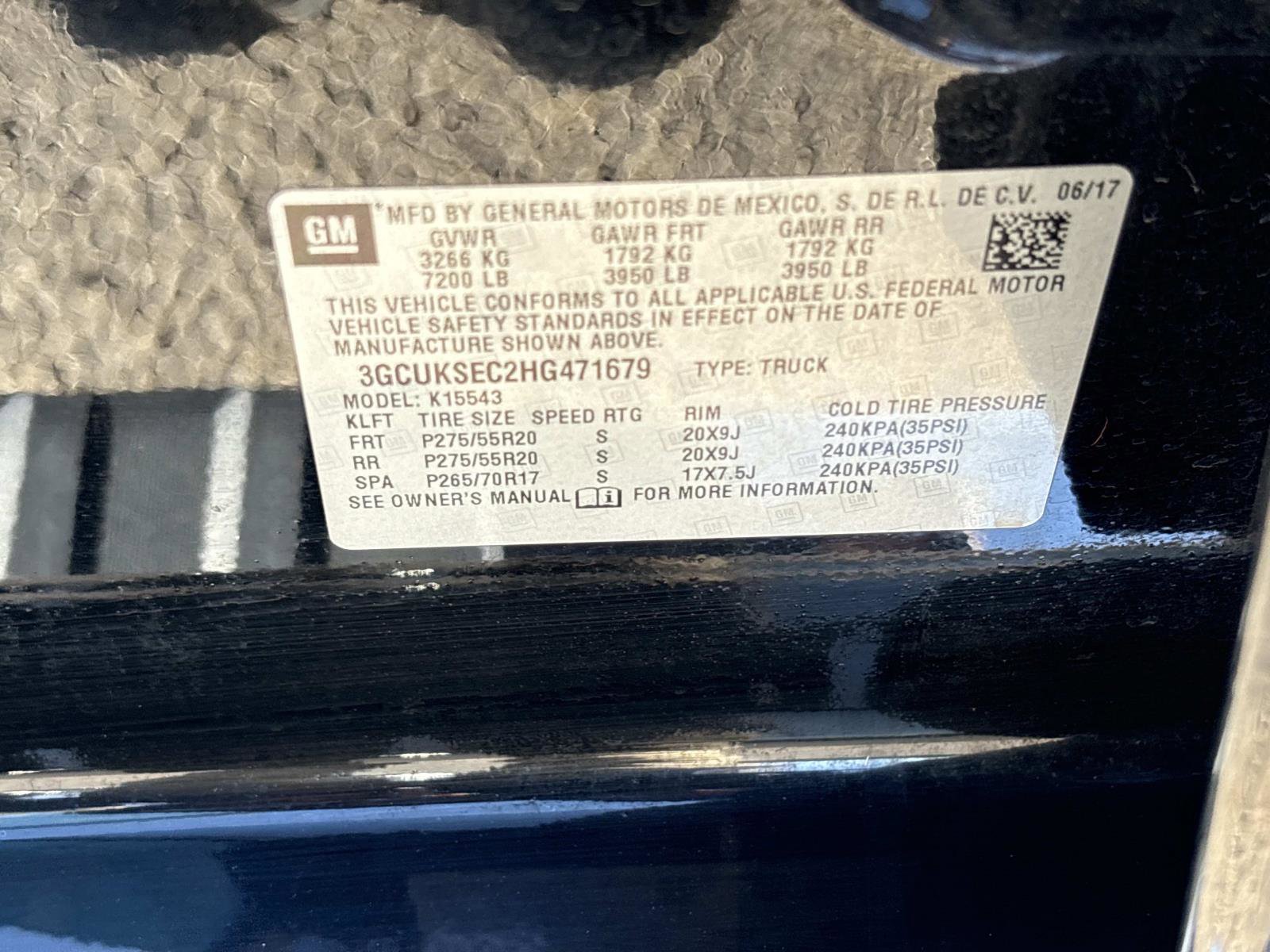 Used 2017 Chevrolet Silverado 1500 LTZ w/ High Desert Package image 36