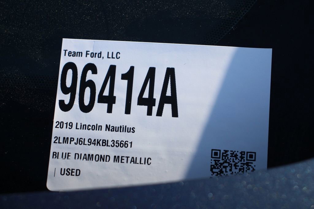 Used 2019 Lincoln Nautilus Reserve FWD image 25