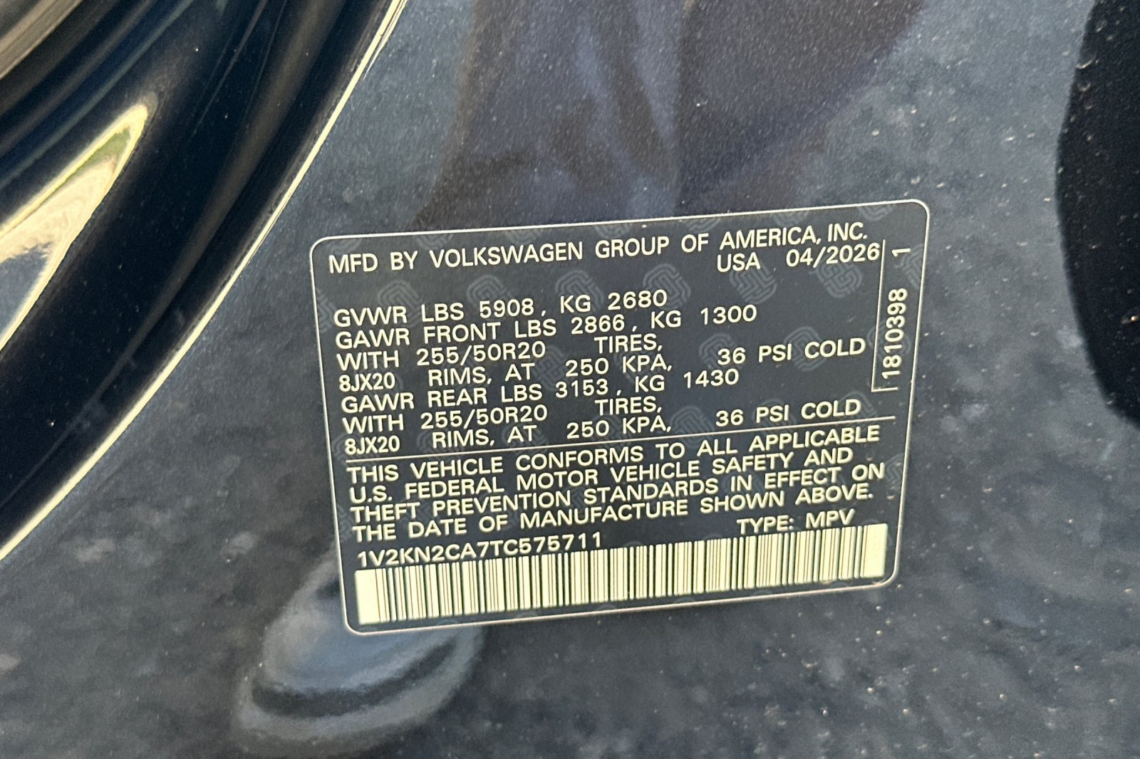 New 2026 Volkswagen Atlas SE AWD/4WD image 29