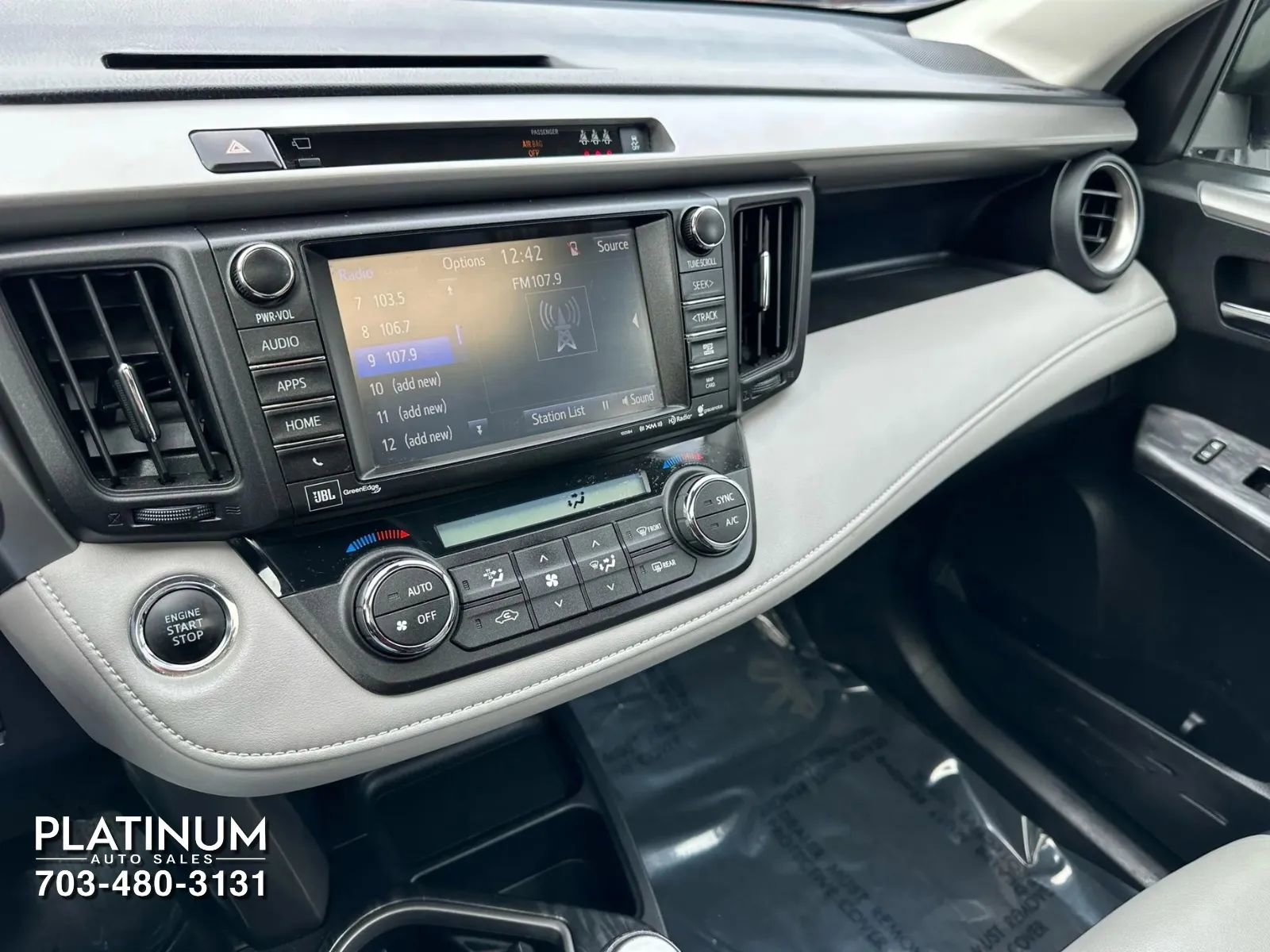 Used 2017 Toyota RAV4 Platinum w/ All Weather Liner Package image 11