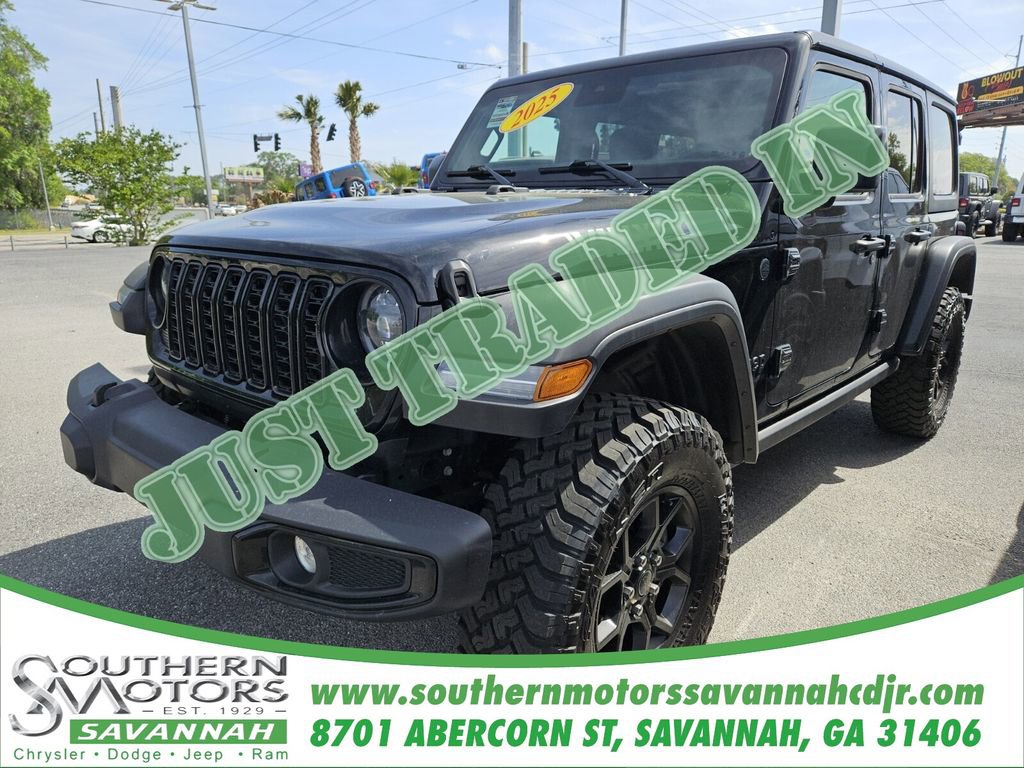 Used 2025 Jeep Wrangler Willys image 1