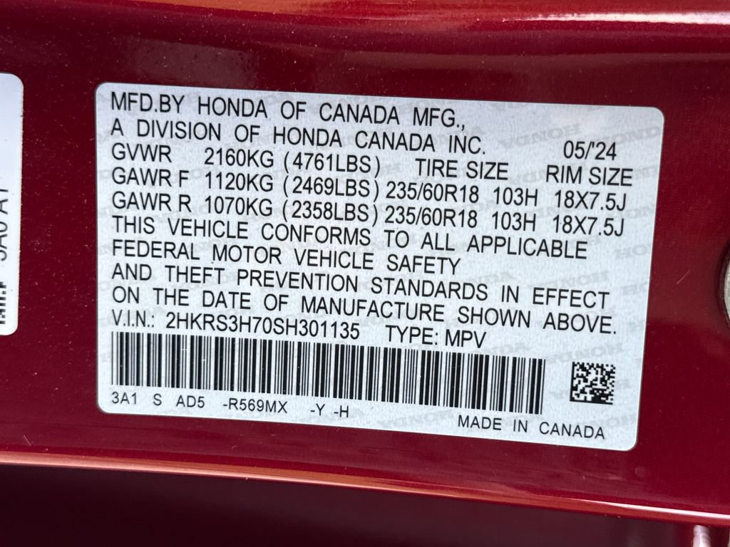 Certified 2025 Honda CR-V EX-L image 33