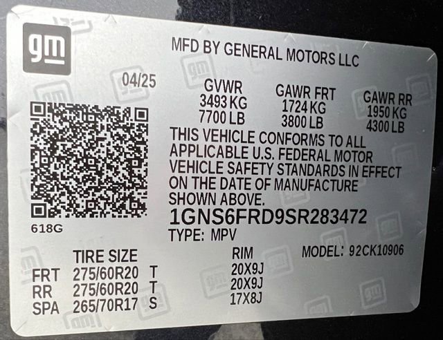 Used 2025 Chevrolet Suburban Premier AWD/4WD image 60