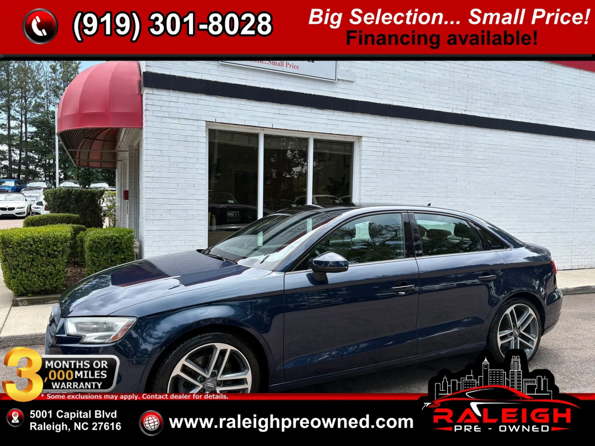 Used 2019 Audi A3 2.0T Titanium w/ Convenience Package FWD image 1