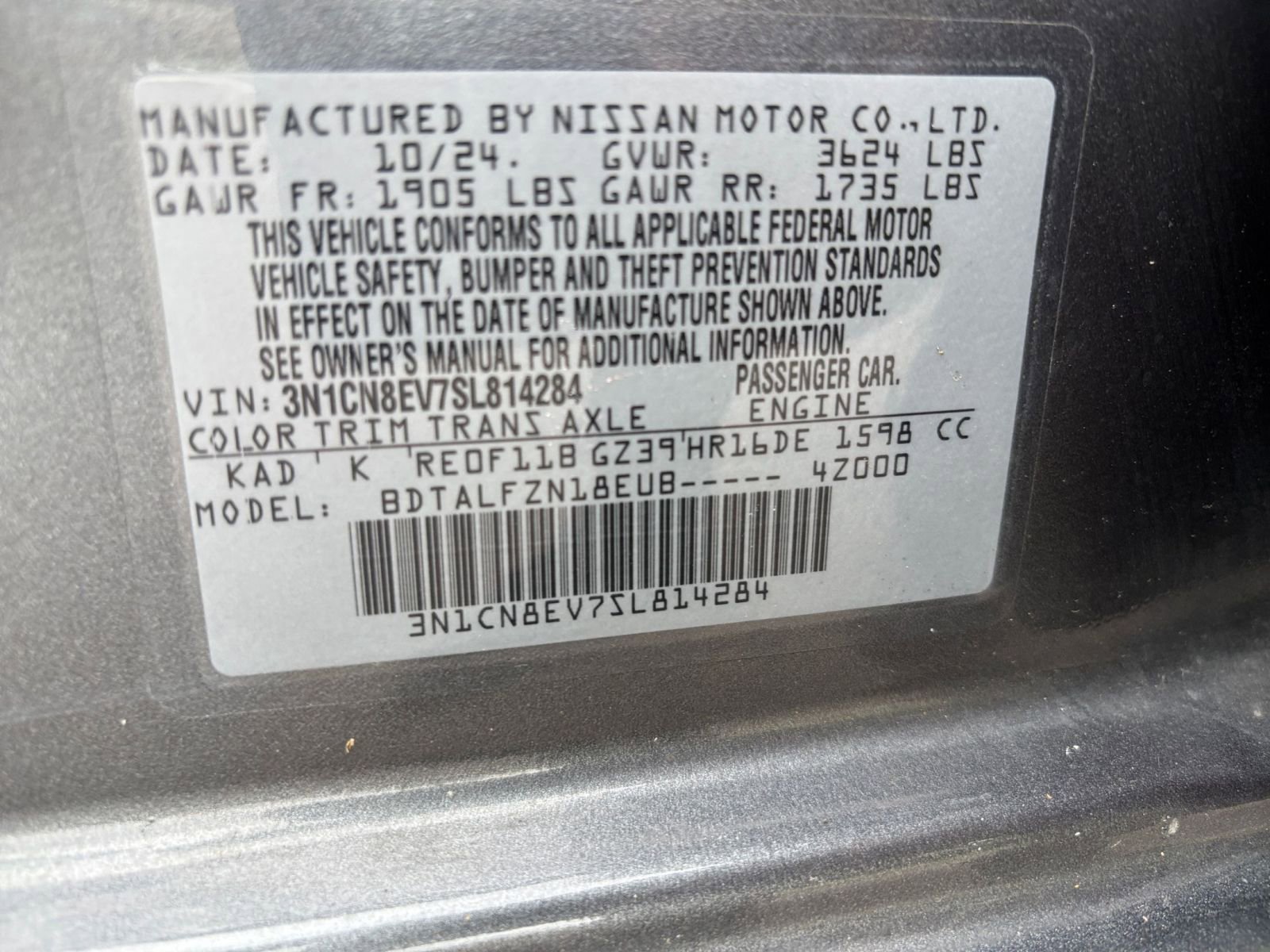 Used 2025 Nissan Versa SV FWD image 27