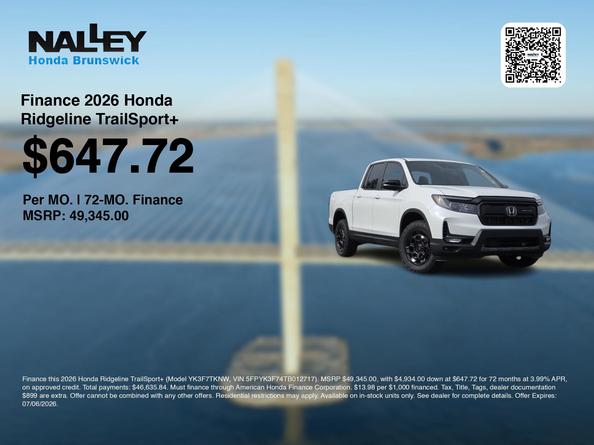New 2026 Honda Ridgeline TrailSport image 7