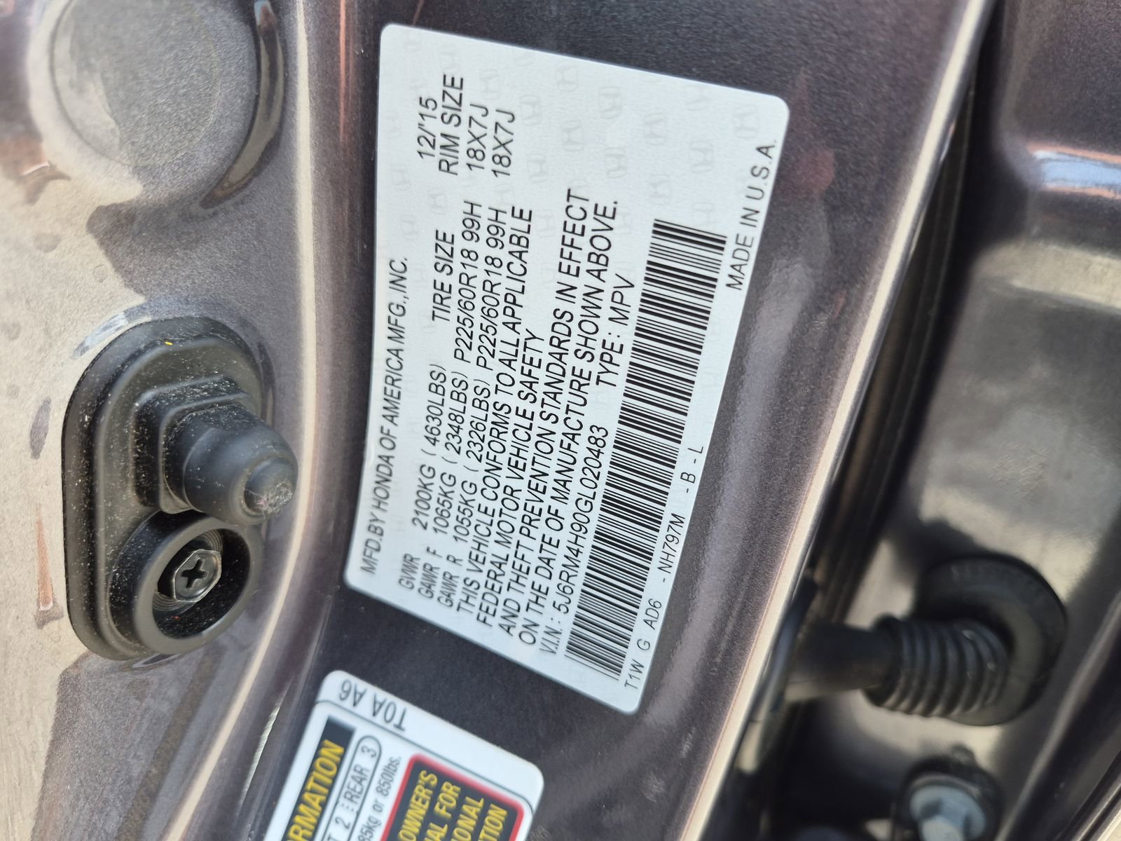 Used 2016 Honda CR-V Touring image 25