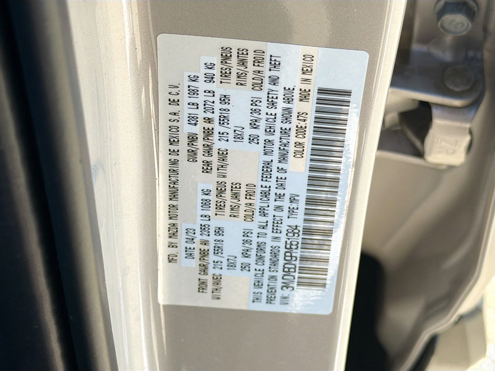 Certified 2023 MAZDA CX-30 AWD 2.5 S w/ Premium Package image 42