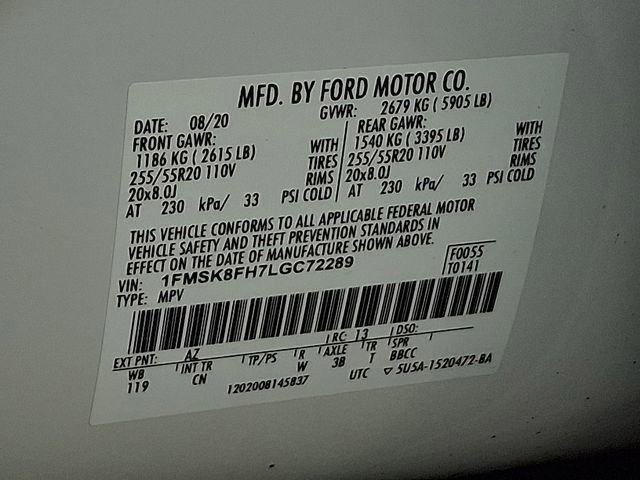 Used 2020 Ford Explorer Limited image 39