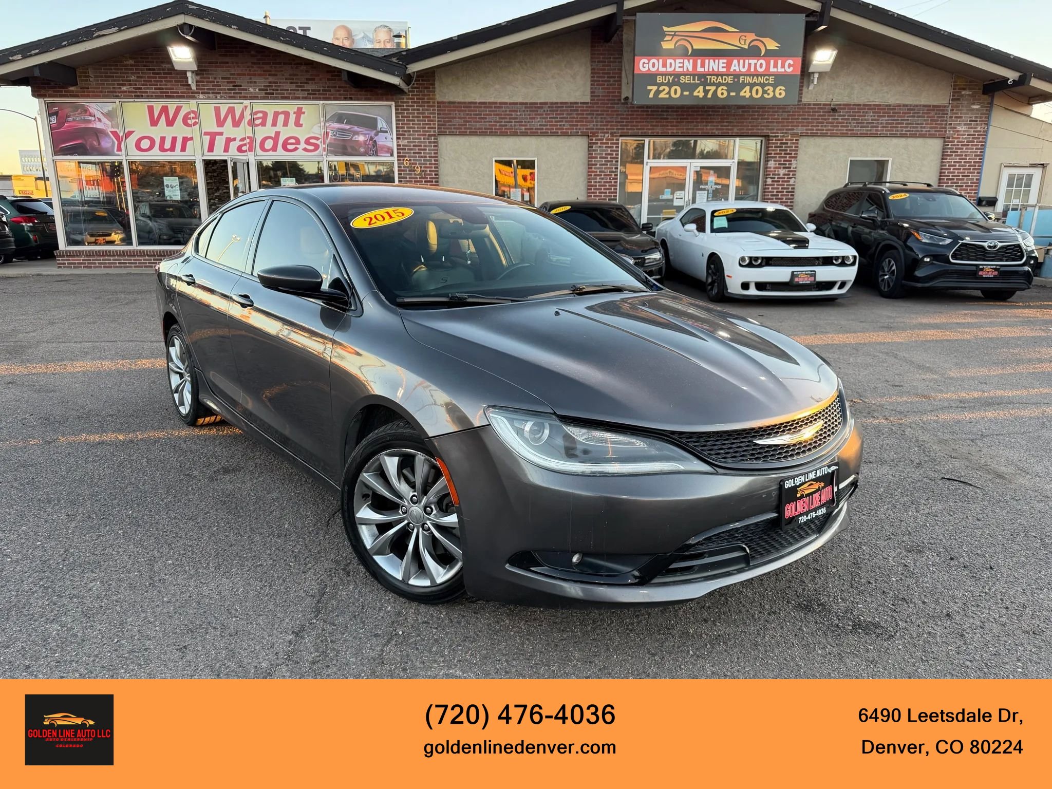 Used 2015 Chrysler 200 S w/ Navigation & Sound Group I