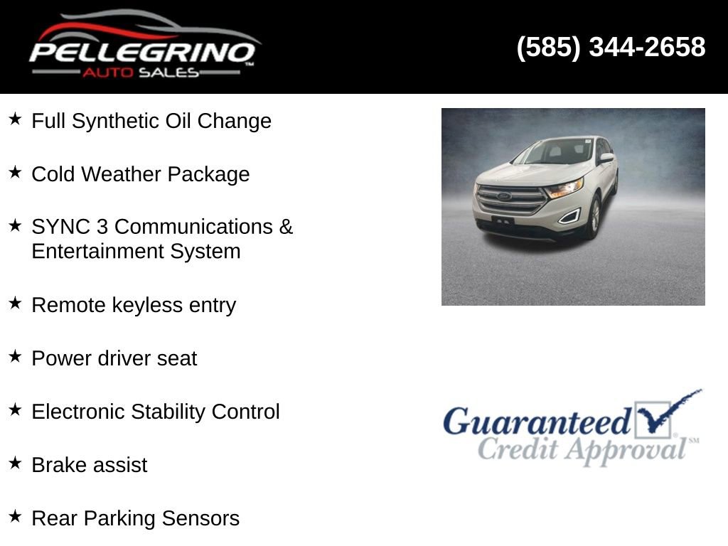 Used 2018 Ford Edge SEL w/ Equipment Group 201A image 2