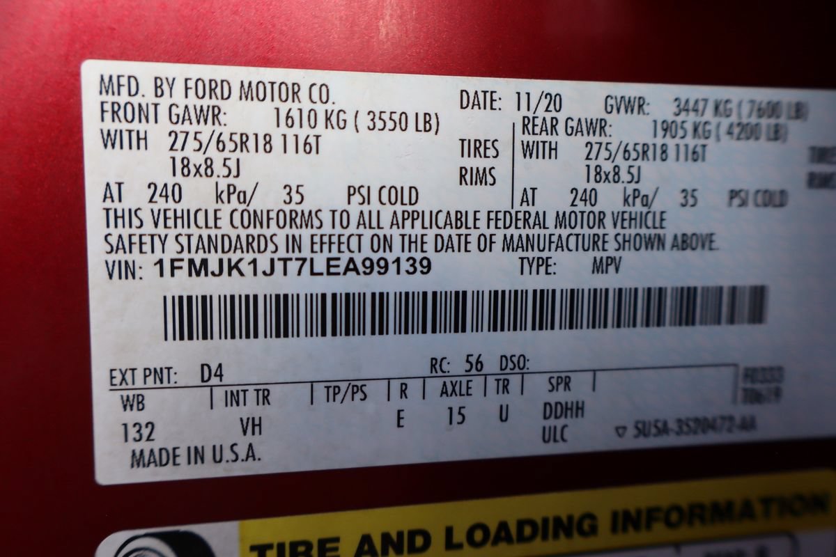 Used 2020 Ford Expedition Max XLT w/ Equipment Group 202A AWD/4WD image 47
