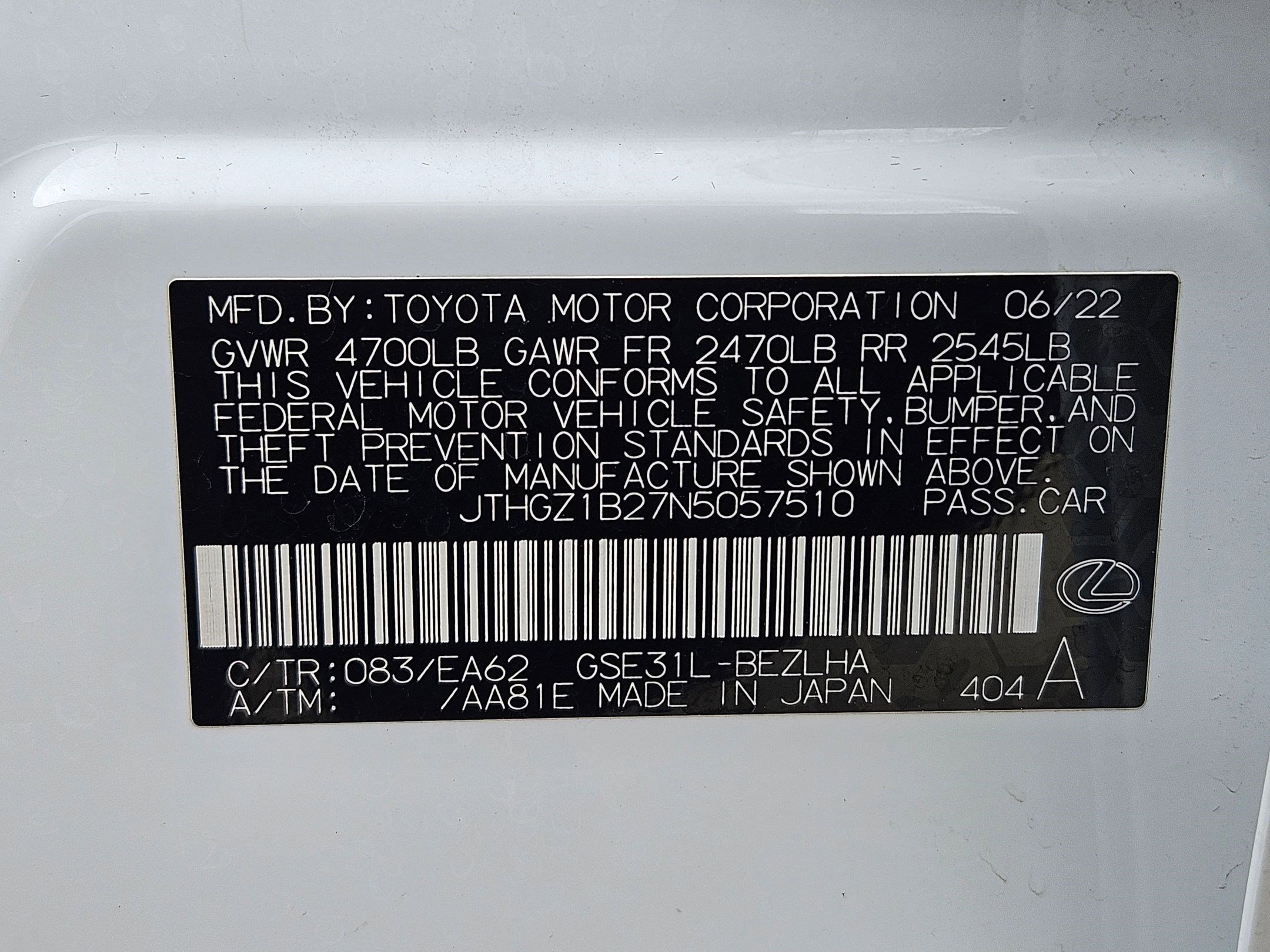 Used 2022 Lexus IS 350 F Sport w/ Navigation Package image 32