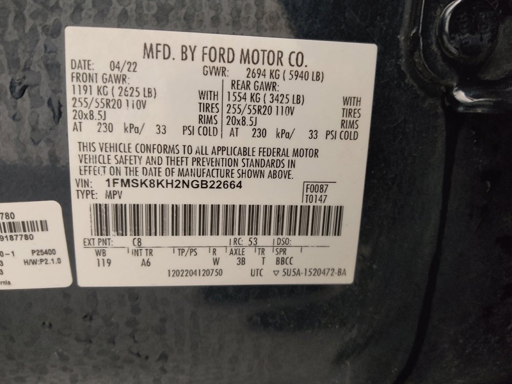 Used 2022 Ford Explorer ST-Line w/ Class IV Trailer Tow Package AWD/4WD image 33