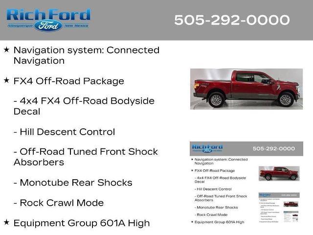 Certified 2025 Ford F150 King Ranch w/ FX4 Off-Road Package AWD/4WD image 15