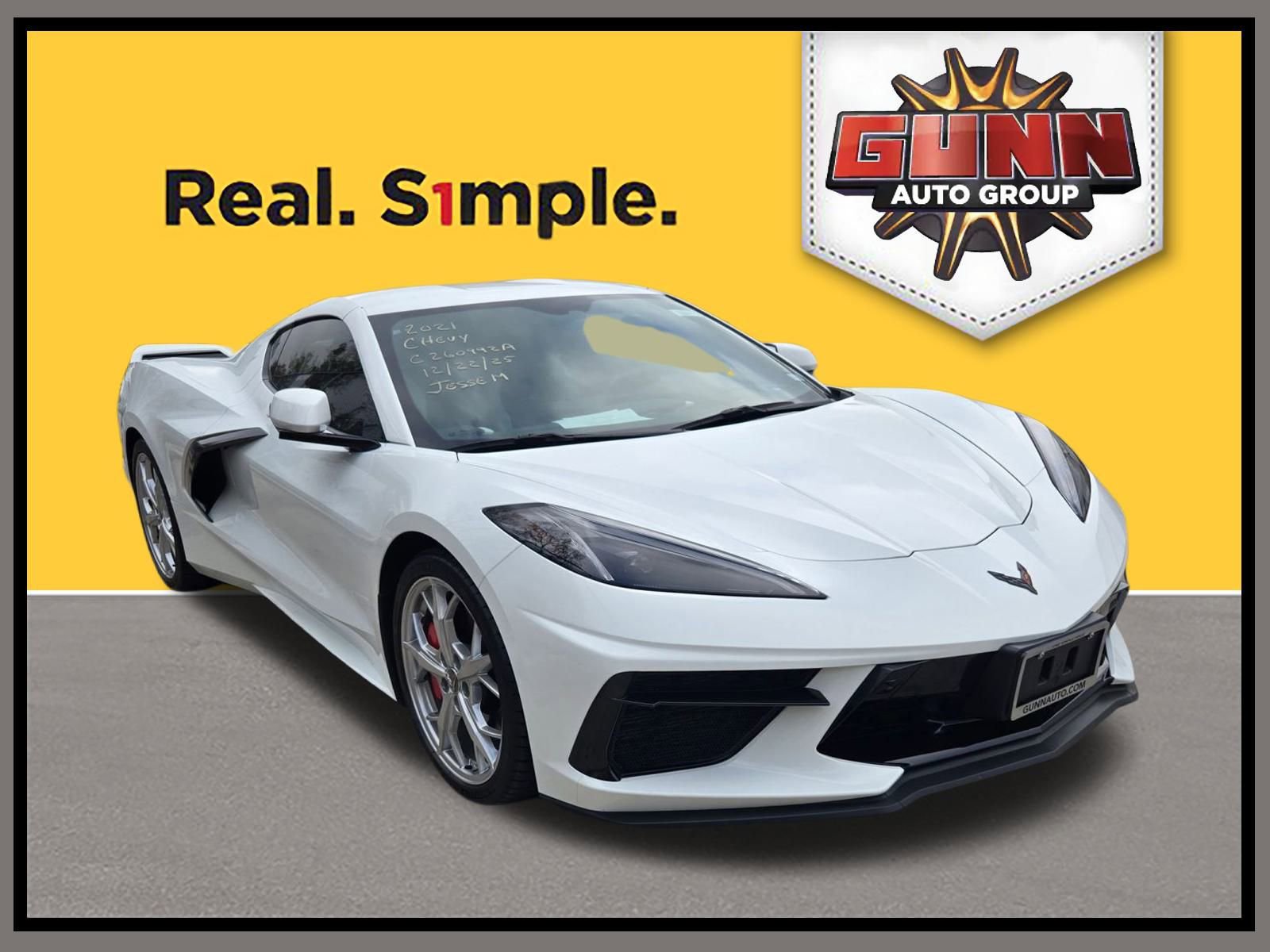 Used 2021 Chevrolet Corvette Stingray Preferred Cpe w/ Z51 Performance Package