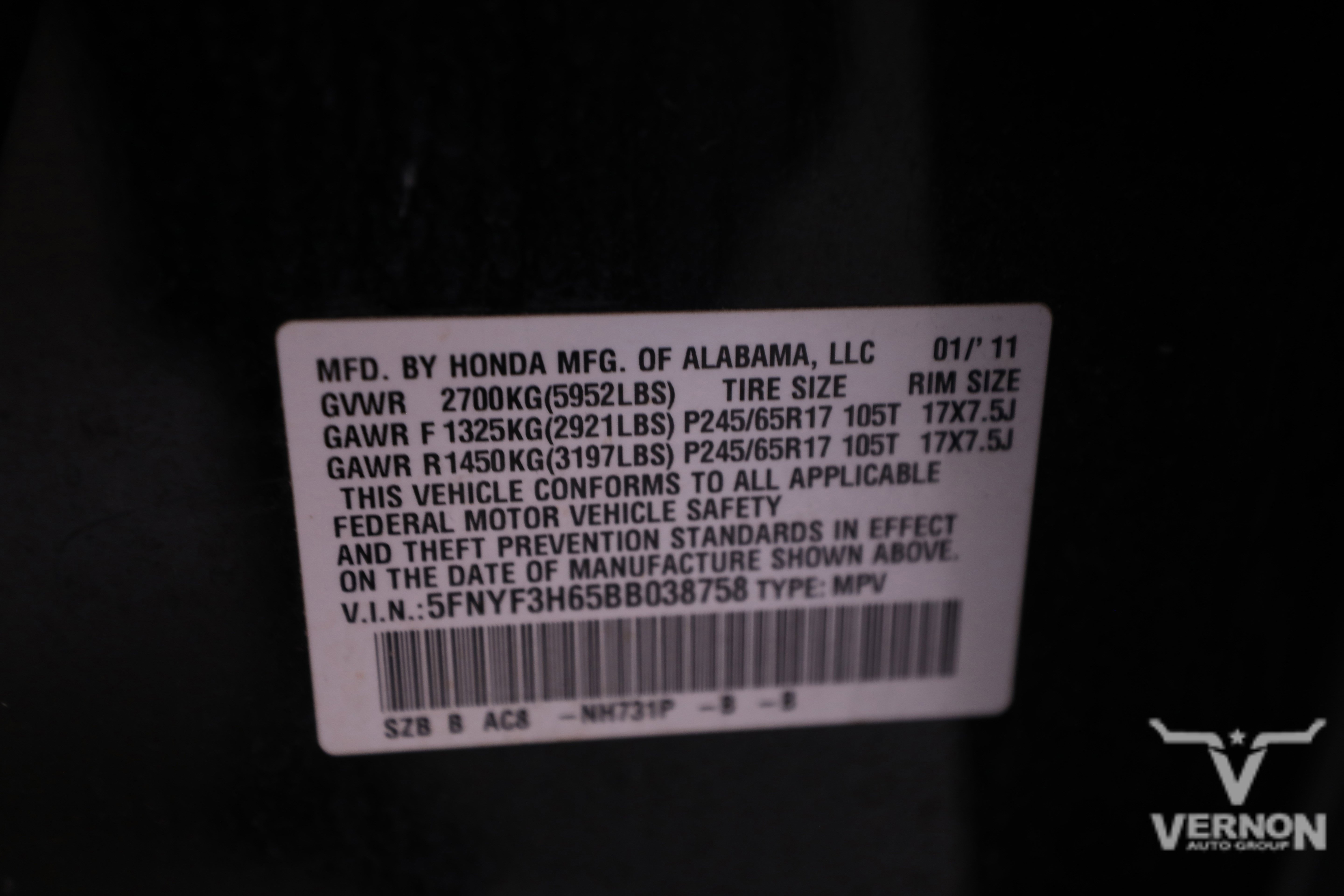 Used 2011 Honda Pilot EX-L image 12