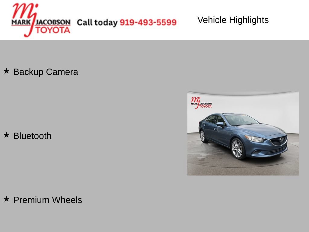 Used 2016 MAZDA MAZDA6 Touring FWD image 5