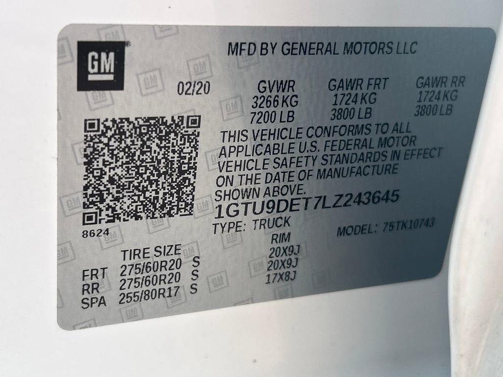 Used 2020 GMC Sierra 1500 SLT w/ SLT Premium Package image 35