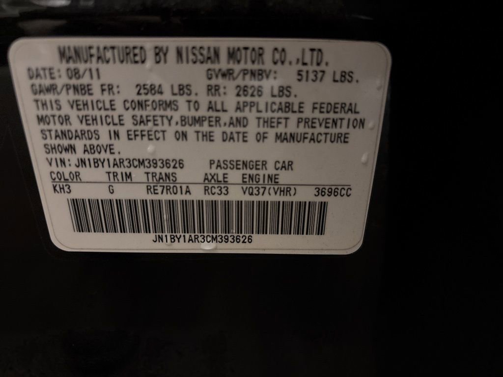 Used 2012 INFINITI M37 x w/ Premium Pkg image 13