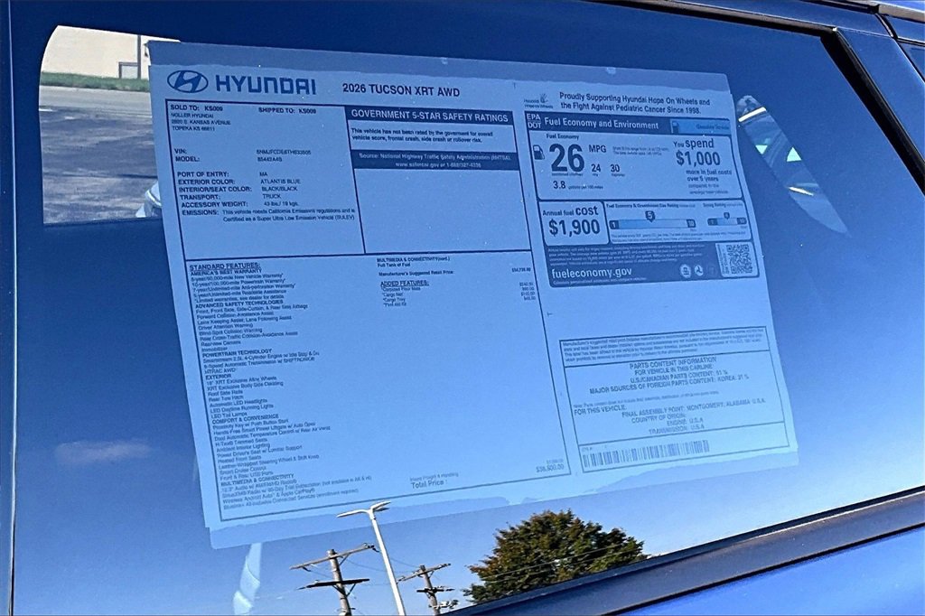 New 2026 Hyundai Tucson XRT image 14