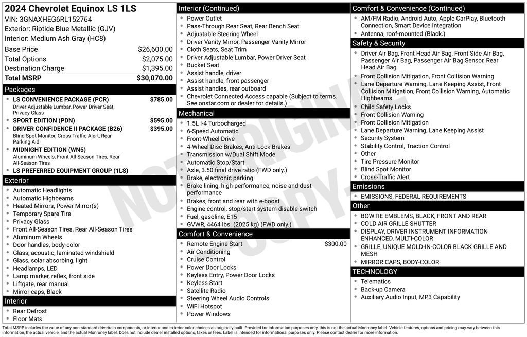Certified 2024 Chevrolet Equinox LS w/ LS Convenience Package image 5