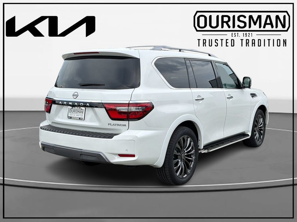 Used 2023 Nissan Armada Platinum w/ Captain's Chairs Package AWD/4WD image 4