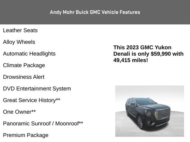 Used 2023 GMC Yukon Denali w/ Denali Reserve Package AWD/4WD image 8