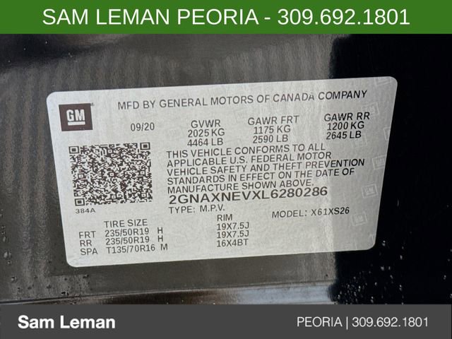 Used 2020 Chevrolet Equinox Premier w/ Premier Redline Edition image 29