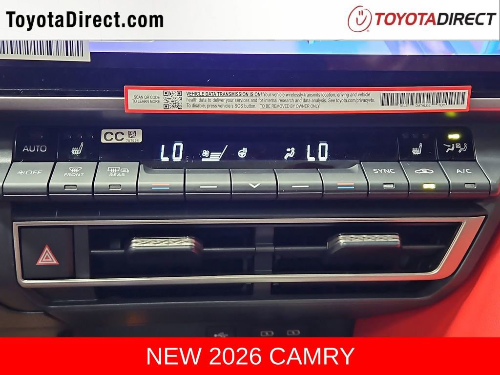 New 2026 Toyota Camry XSE image 13